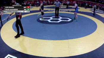 G-155 lbs Champ. Round 1 - Lori Grimes, G-Marysville vs Kolbi Alexander, G-Miami East