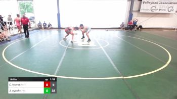 160 lbs Rr Rnd 2 - Carter Mayes, Patton Trained Red vs Jordan Ayash, Shore Thing Surf