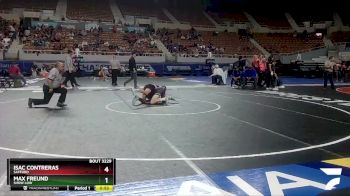 D3-113 lbs Quarterfinal - Max Freund, Show Low vs Isac Contreras, Safford