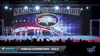 Famous Superstars - GOLD [2022 L6 Senior Coed - Small Day 1] 2022 American Cheer Power Columbus Grand Nationals