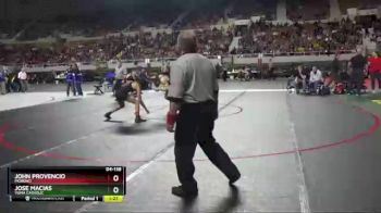 D4-138 lbs Semifinal - John Provencio, Morenci vs Jose Macias, Yuma Catholic