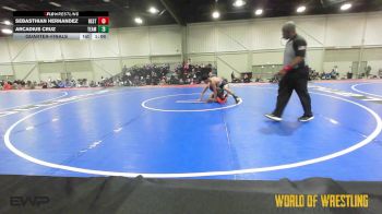 115 lbs Quarterfinal - Sebasthian Hernandez, Best Trained 14U 1 vs Arcadius Cruz, Team Dash 14U