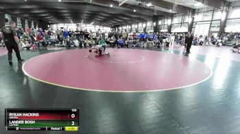 120 lbs 1st Place Match - Lander Bosh, Layton vs Rykan Hacking, Uintah