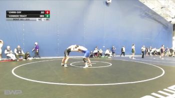 215 lbs Quarterfinal - Connor Tracy, Olathe West vs Chris Coy, Junction City
