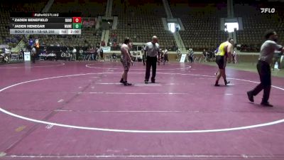 1A-4A 285 Quarterfinal - Jaden Henegar, Walter Wellborn vs Zaden Benefield, Ranburne