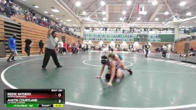 144 lbs Quarterfinal - Austin Courtland, La Costa Canyon vs Reese Withers, Rancho Bernardo
