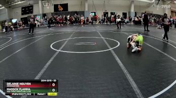 55 lbs Quarterfinal - Delainie Nguyen, Headhunters vs Maddox Flamma, UQA Lions Wrestling Club