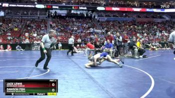 3A-157 lbs Champ. Round 2 - Dawson Fish, Dubuque Hempstead vs Jack Lewis, Bondurant-Farrar