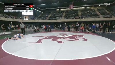 110 lbs Consi Of 8 #2 - Lucas Huntley, Somerville vs Sam Moon, Sanatoga