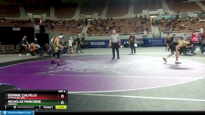 D2-113 lbs Quarterfinal - Dominic Calvillo, Canyon Del Oro vs Nicholas Marchese, Horizon