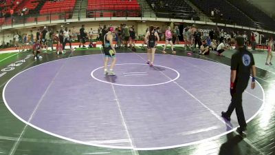 130 lbs 1st Place Match - Taryn Wright, Alaska vs Hailey Worden, Nevada