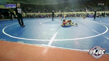 67 lbs Consi Of 4 - Eliace Majka, Black Fox Academy vs Kyson Sides, Wichita Training Center