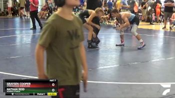 120 lbs Champ. Round 1 - Graysen Cooper, Stronghouse Wresltling vs Nathan Reid, Morris Fitness