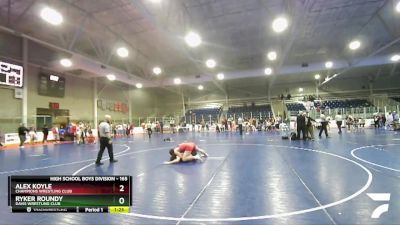 165 lbs 3rd Place Match - Alex Koyle, Champions Wrestling Club vs Ryker Roundy, Davis Wrestling Club