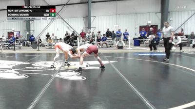 141 lbs Consi Of 8 #2 - Hunter Lundberg, Rhode Island College vs Dominic Moyer, Coast Guard