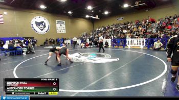 106 lbs Cons. Round 2 - Quinton Hull, Clovis West vs Alexander Torres, Channel Islands