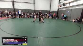 87 lbs Cons. Round 2 - Damen Therrien, Bonners Ferry Wrestling Club vs Brayden MacPherson, Washington