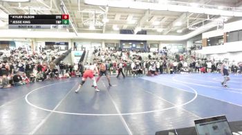 285 lbs Cons. Round 6 - Kyler Olson, Spanish Fork vs Jesse King, Timpanogos