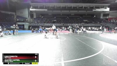 175 lbs Cons. Round 3 - Hunter Casteel, Nevada Union vs Liam Forsyth, West Park