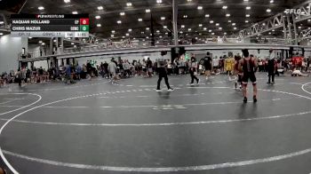 138 lbs Round 5 (6 Team) - Chris Mazur, Orchard South WC vs Kaquan Holland, Colonial Pride
