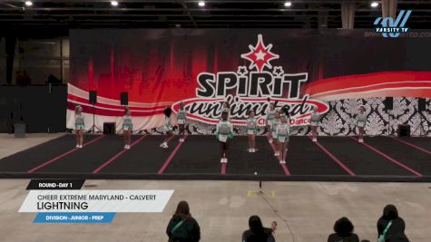 Cheer Extreme Maryland - Calvert - Lightning [2024 L2.1 Junior - PREP Day 1] 2024 Spirit Unlimited Harrisburg Challenge