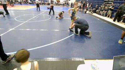 73 lbs Consi Of 4 - Isaac Androes, Rogers Iron Wrestling vs Cole Jones, Springdale Youth Wrestling Club