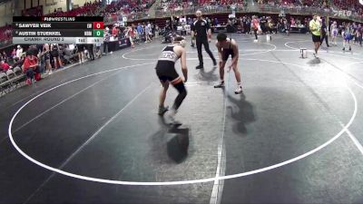 132 lbs Champ. Round 2 - Sawyer Veik, Elgin Wolfpack vs Austin Stuenkel, North Bend Matcats