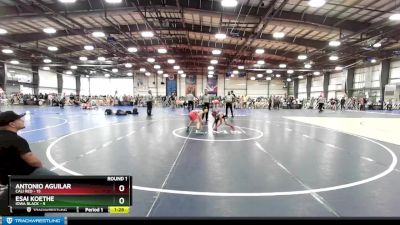 76 lbs Rd# 4- 2:00pm Friday Final Pool - Esai Koethe, Iowa Black vs Antonio Aguilar, Cali Red