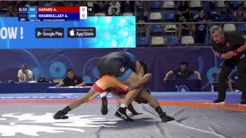 61 kg 1/8 Final - Ajay Kapade, India vs Abdulloh Khabibullaev, Uzbekistan