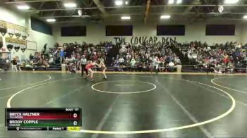 106 lbs Quarterfinal - Bryce Haltner, Tillamook vs Brody Copple, Cascade