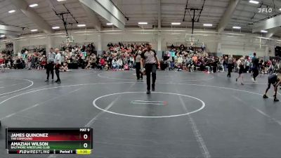 80 lbs Champ. Round 1 - Amaziah Wilson, Baltimore Wrestling Club vs James Quinonez, The Compound