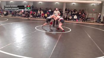 285 lbs Champ. Round 1 - Grayson Robinson, Southeast Community College vs Landon Shumway, Western Wyoming College