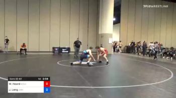 70 kg Consolation - Walker Heard, Mountaineer Wrestling Club vs Jack Lang, Unattached