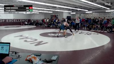 141 lbs Quarterfinal - Tyler Isbell, Iowa Lakes CC vs Aiden Downing, Concordia Moorhead