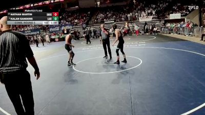 D 2 126 lbs Cons. Round 5 - Kalan Sanders, Lakeshore vs Nathan Martin, St. Michael The Archangel