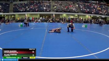 65 lbs Quarterfinal - Hayes Bakken, Outlaw Wrestling Club vs Elijah Porter, Charlotte