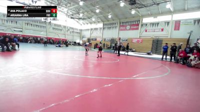 100 lbs Champ. Round 2 - Ava Polaco, Berkeley vs Arianna Lira, Freedom