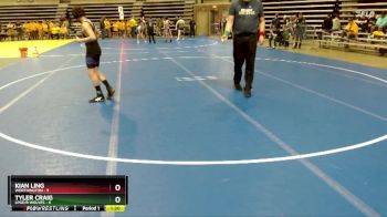 125 lbs Quarterfinals (8 Team) - Kian Ling, Worthington vs Tyler Craig, LPGE/B Wolves