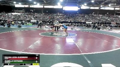 120 lbs Cons. Round 1 - Isabella Hayward, Meridian vs Malina Leon-Guerrero, Boise