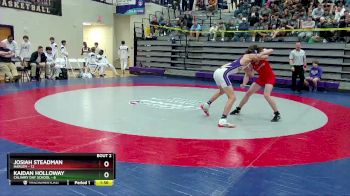 120 lbs Round 1 (16 Team) - Josiah Steadman, Harlem vs Kaidan Holloway, Calvary Day School