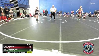 84 lbs Semis (4 Team) - Declan Witkowski, Missouri Outlaws vs Liam Benford, SEK Elite