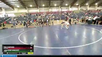 110 lbs 5th Place Match - Mia Shepard, Nevada vs Addyson Vancott, Utah