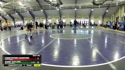 165 lbs Semifinal - Christopher Crawford, Unattached vs Bobby Gaylord, Ohio University