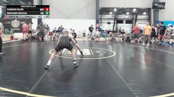 129 lbs Rr Rnd 6 - Carson Blum, Michigan Premier Red - BHS vs Brayden Boccia, DoughBoy WC - BHS