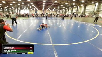 76 lbs Rd# 1 9:00am Friday - Mac Heysinger, Iowa Black vs Mikeal Cain, SouthWest Elite