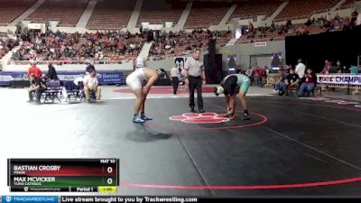 D4-285 lbs Cons. Round 1 - Bastian Crosby, Pinon vs Max McVicker, Yuma Catholic