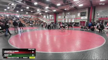 115 lbs Cons. Round 7 - Alice Liu, Arroyo vs Jennifer Flores, Orange Lutheran