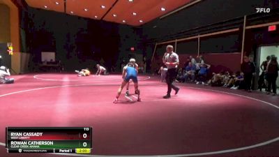 113 lbs Round 3 - Ryan Cassady, West Liberty vs Rowan Catherson, Clear Creek-Amana