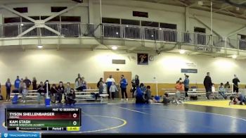 114 lbs 7th Place Match - Tyson Shellenbarger, Indiana vs Kam Stash, Region Wrestling Academy