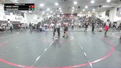 215 lbs Champ. Round 1 - Adam Galindo, Servite vs Mizael Cortez, Palm Desert
